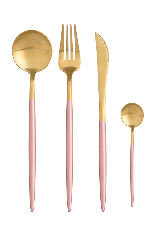 Komplet sztućców (24-pack) żółty 7.60.394.0012