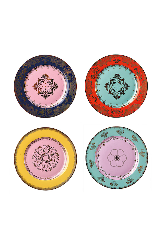 Pols Potten Un set de farfurii (4-pack) multicolor 230.400.518
