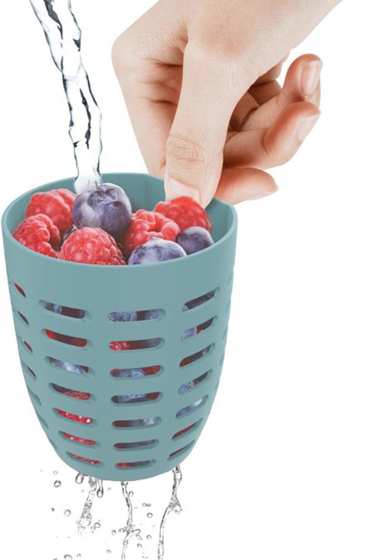 Mepal pojemnik na żywność Fruit & Veggie Ellipse 600 ml 107655016800 niebieski AA00