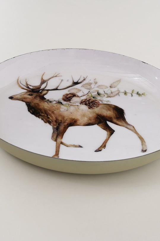 Boltze talerz Luca 2026138.deer biały AA00