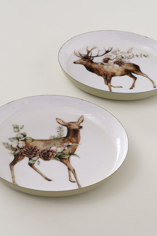 Boltze talerz Luca biały 2026138.deer
