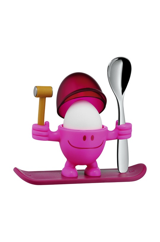 WMF kieliszek na jajko z łyżeczką McEgg 616687400 różowy AA00