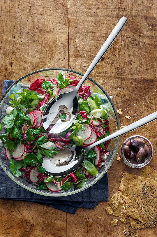 WMF zdjela sa žlicama za salatu Taverno 917622600 šarena