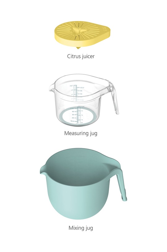 Joseph Joseph Кухонная миска с меркой и соковыжималкой для цитрусовых Nest Trio 40110 мультиколор AA00