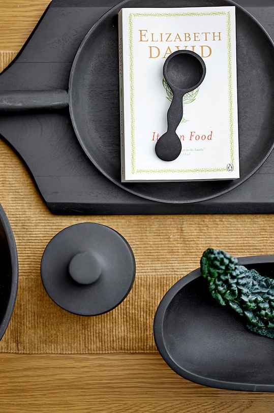 Bloomingville Salátové lžíce (2-pack) 82050448 černá AA00