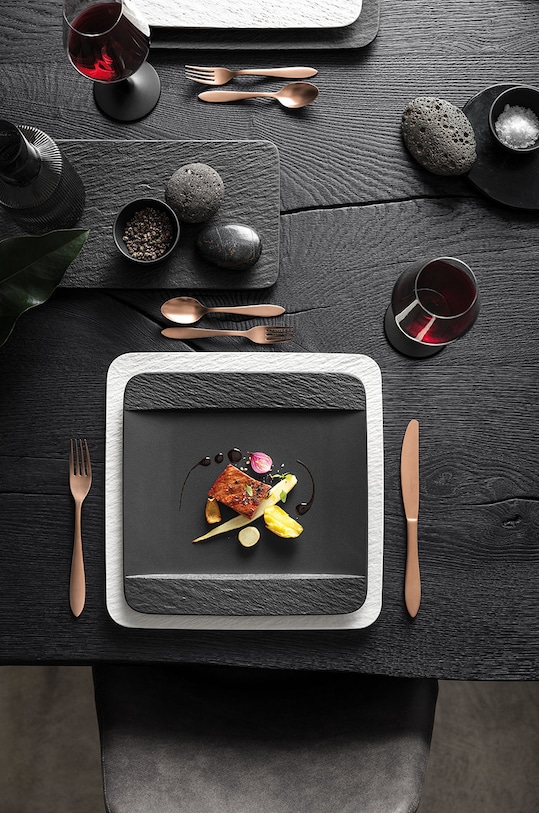 Кухня та бар Villeroy & Boch Тарілка Manufacture Rock 1042392610 чорний