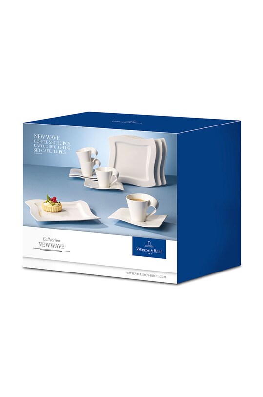 Villeroy & Boch serwis kawowy NewWave (12-pack) 1025259014 biały AA00