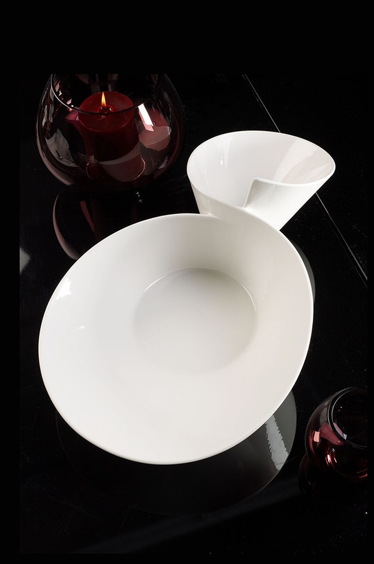 Konyha és bár Villeroy & Boch dupla tál NewWave 1025256500 fehér