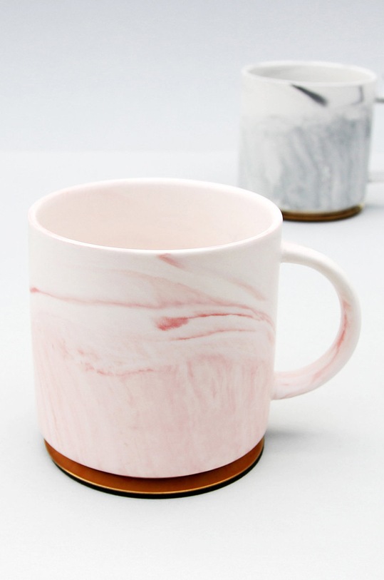 Kuchnia i bar Luckies of London kubek Pink Marble GW.MUGPNKMAR2 multicolor