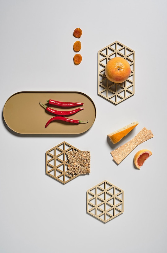 Kuchyňa a bar Zone Denmark Podložka Trivet Triangles 12430 béžová