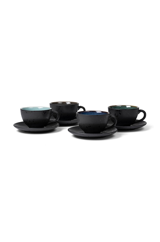 Bitz set šalica za kavu s tanjurićima (4 - pack,) crna 821345
