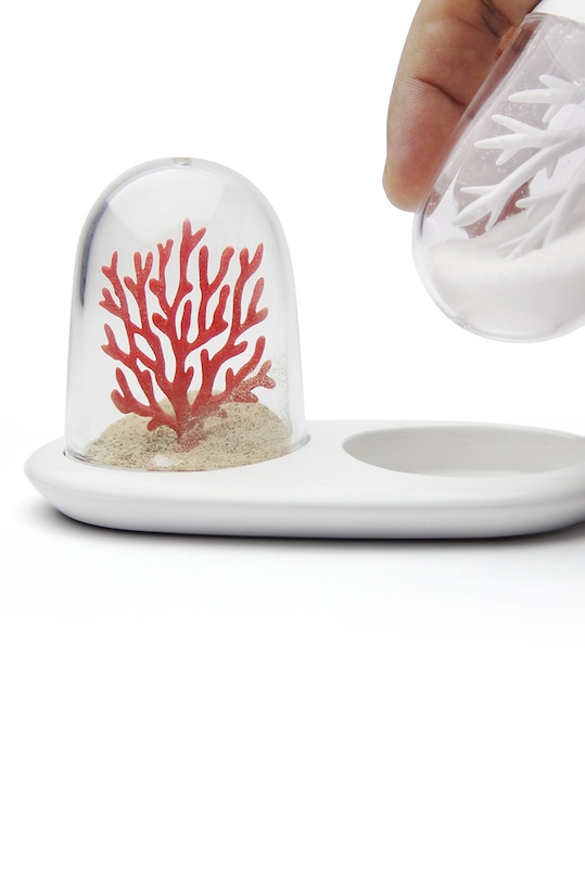 Kuhinja i bar Qualy posudica za sol i papar s podloškom QL10321.WH.RD šarena