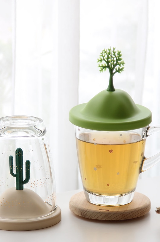 Qualy cană cu capac 10318.WH.GN