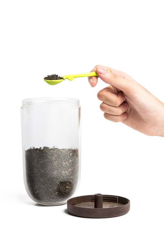 Qualy pojemnik na herbatę z łyżeczką multicolor 10205.BN