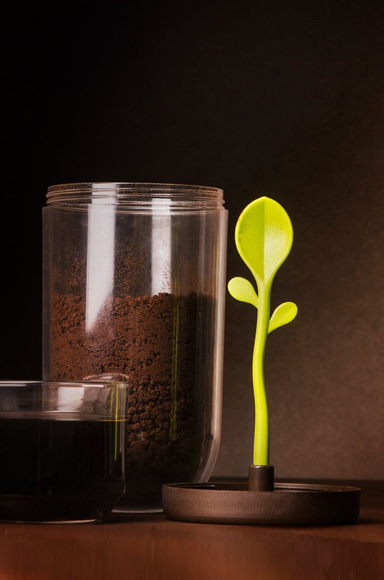 Qualy pojemnik na herbatę z łyżeczką 10205.BN