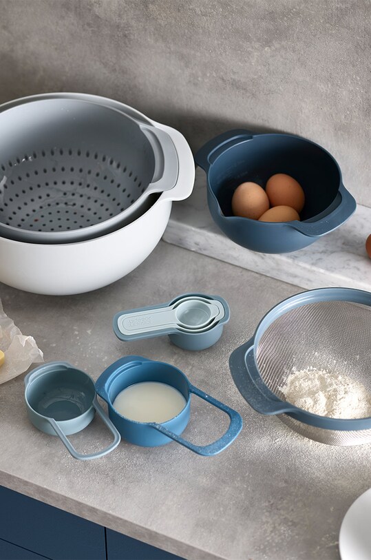 Joseph Joseph sada kuchynského príslušenstva: misky a odmerky Nest (9-pak) 40101. viacfarebná
