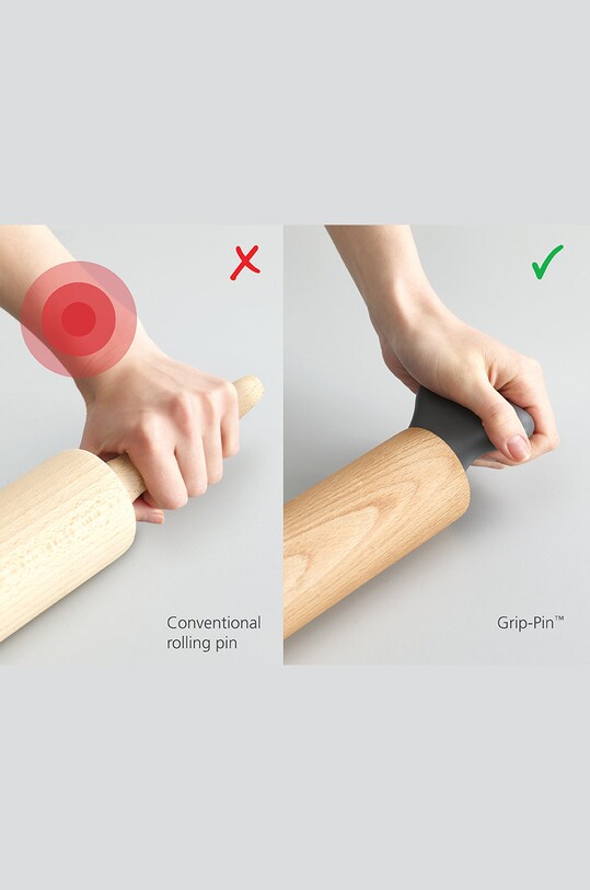 Joseph Joseph wałek do ciasta Grip-Pin szary 40108