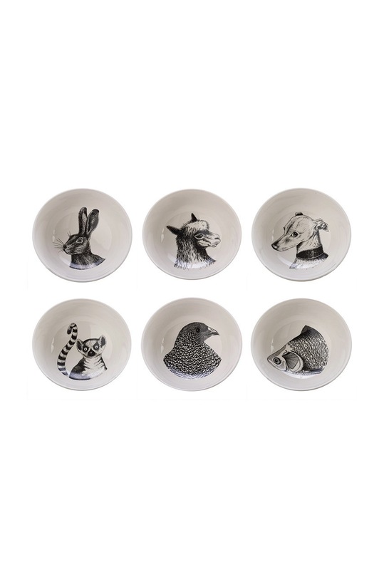 Sada misek Pols Potten 6-pack bílá 230.400.513