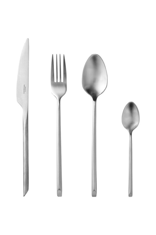 Set pribora za jelo Broste Copenhagen Sletten siva 14479000