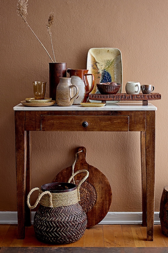 Bloomingville un set de farfurii 2-pack maro 82047849