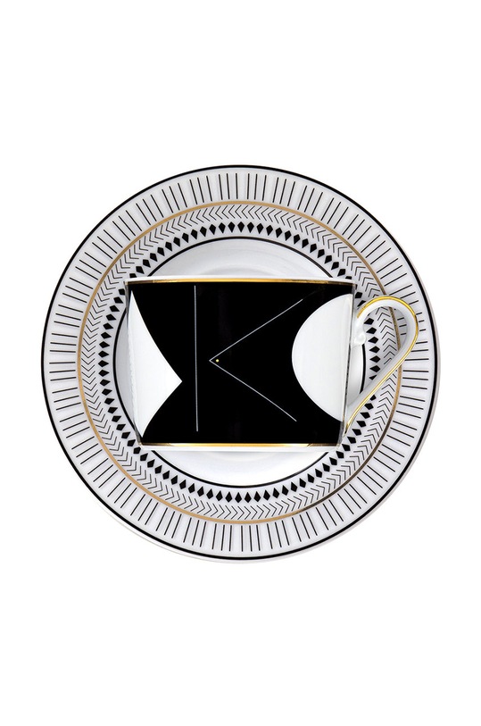 Sada šálků a podšálků Ćmielów Jenny Art Deco 401205012GX48 vícebarevná AA00