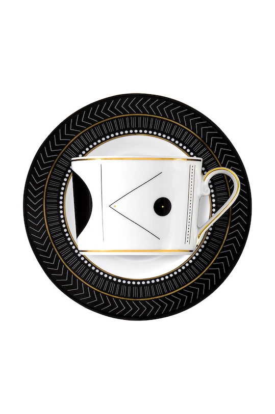 Ćmielów zestaw filiżanek ze spodkami Jenny Art Deco 401205012GX48