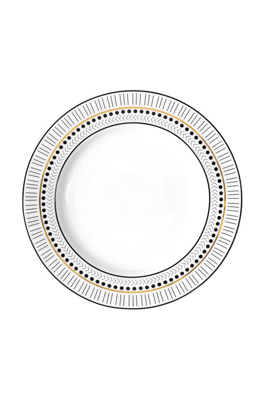 Σετ πιάτων γλυκού Ćmielów Jenny Art Deco 6-pack πολύχρωμο 100605112G849