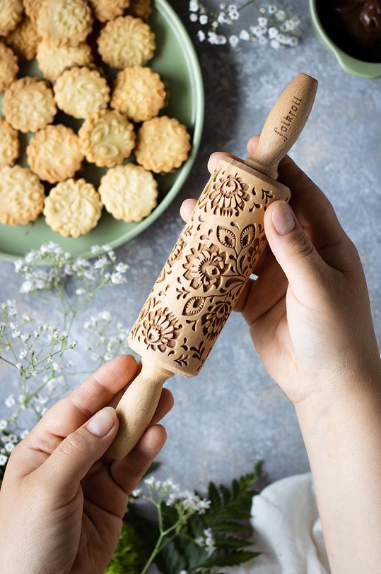 Folkroll wałek do ciasta 5907699050062 multicolor