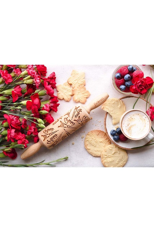 Folkroll wałek do ciasta multicolor 5907699053070