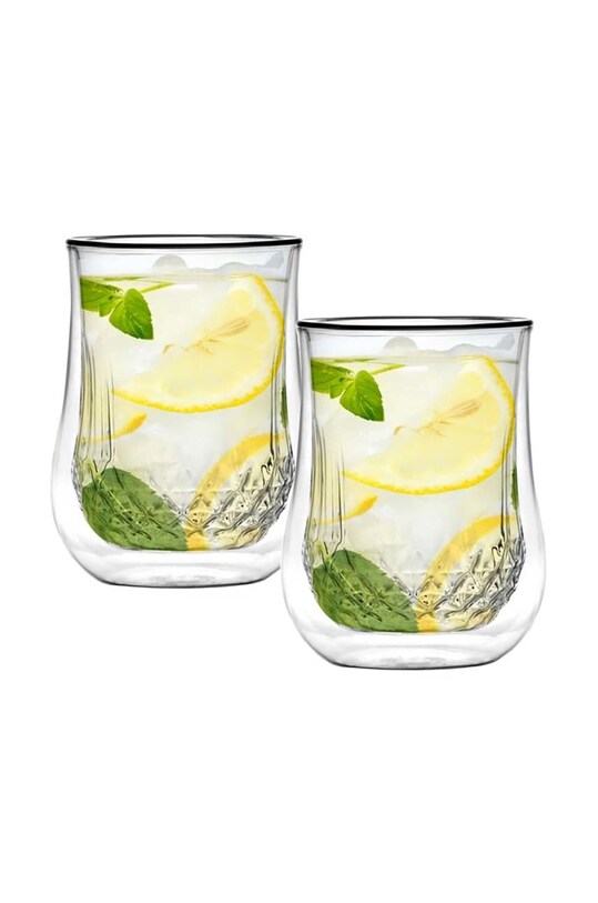Vialli Design set de pahare 2-pack transparent 5901638725844