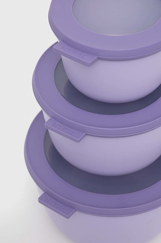 Mepal set de boluri multifuncționale Cirqula 3-pack 106231074600 violet AA00