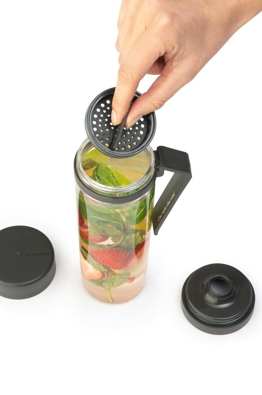 Кухня и бар Бутылка для воды Brabantia 148842 серый