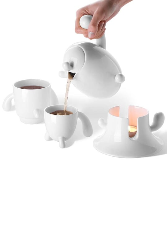 Čajová súprava PO: 4-pak P618 viacfarebná AA00