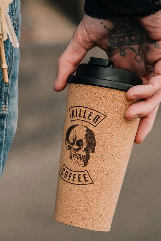 Кухлик для кави Luckies of London killer coffee барвистий LK.IAGKC