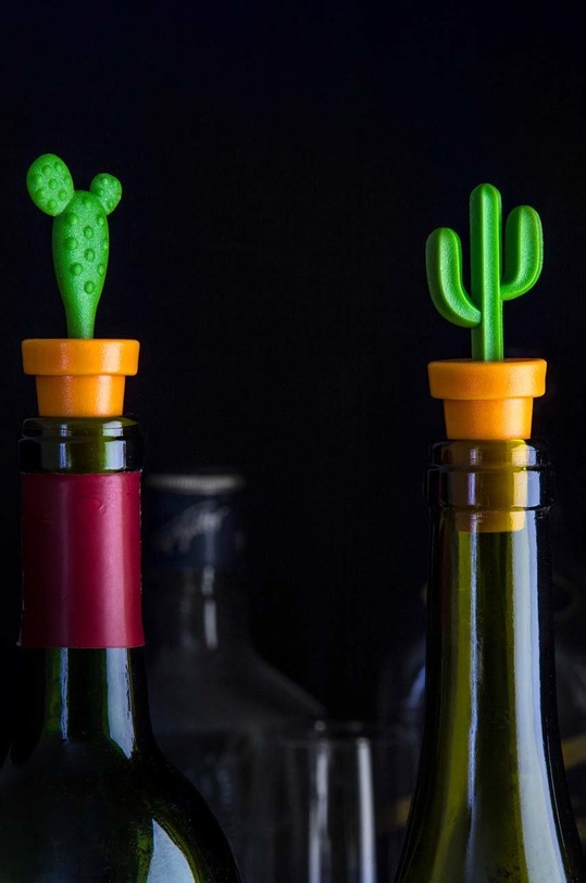 Винна пробка Qualy QL10283.OR.GN барвистий AA00