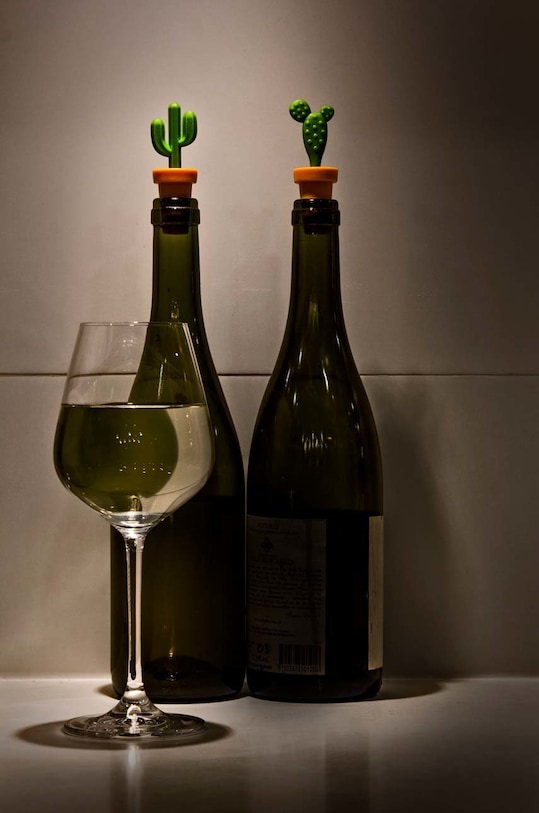 Винна пробка Qualy барвистий QL10283.OR.GN