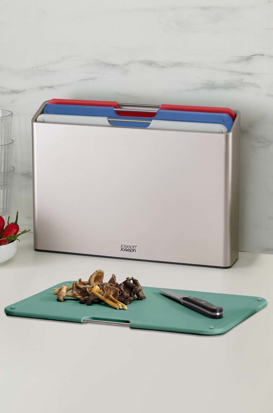 Набір обробних дощок в органайзері Joseph Joseph Folio™ 4-pack сірий 60215