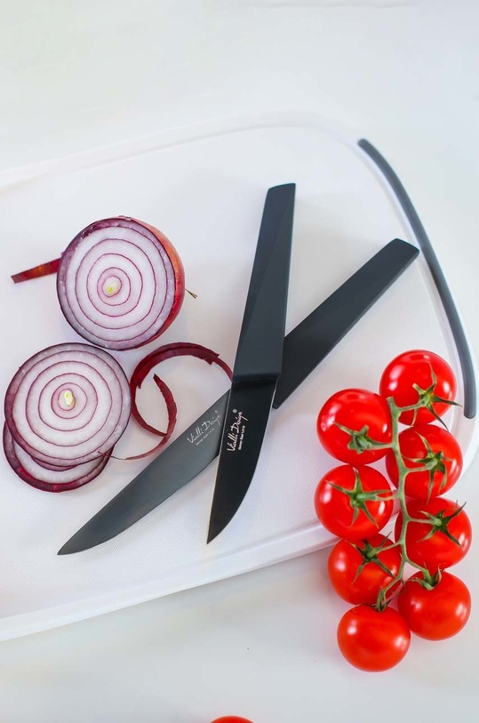 Komplet nožev z organizatorjem Vialli Design Volo 6-pack 5226 črna