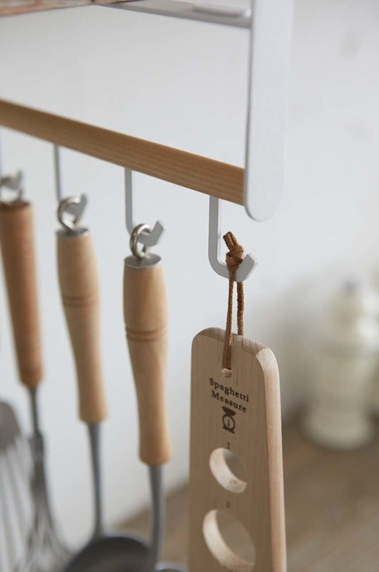 Yamazaki wieszak na akcesoria kuchenne Tosca biały 3156