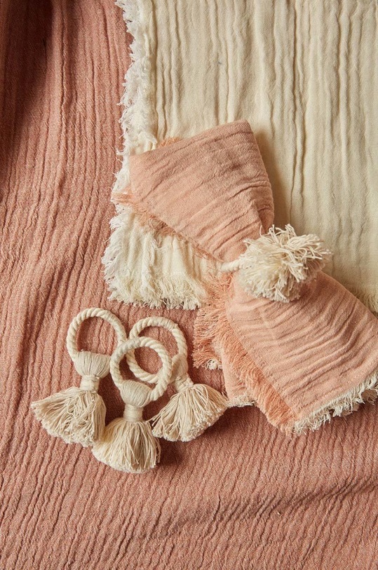 Bucătărie și bar Calma House inele de șervețel Servilletero 4-pack SAMI.3D.BEI bej