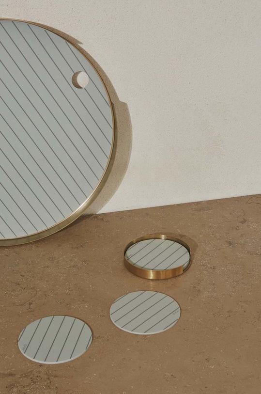 OYOY set de șervețele pentru masă Oka Coaster 6-pack 1100636 maro AA00