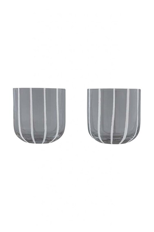 OYOY set de pahare Mizu 2-pack gri L300545