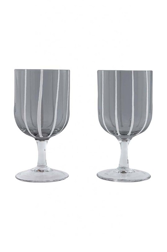 Набір келихів для вина OYOY Mizu 2-pack сірий L300547