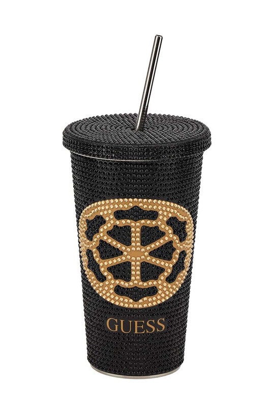 Pohár s vekom Guess Peony čierna XTPEON.P3305