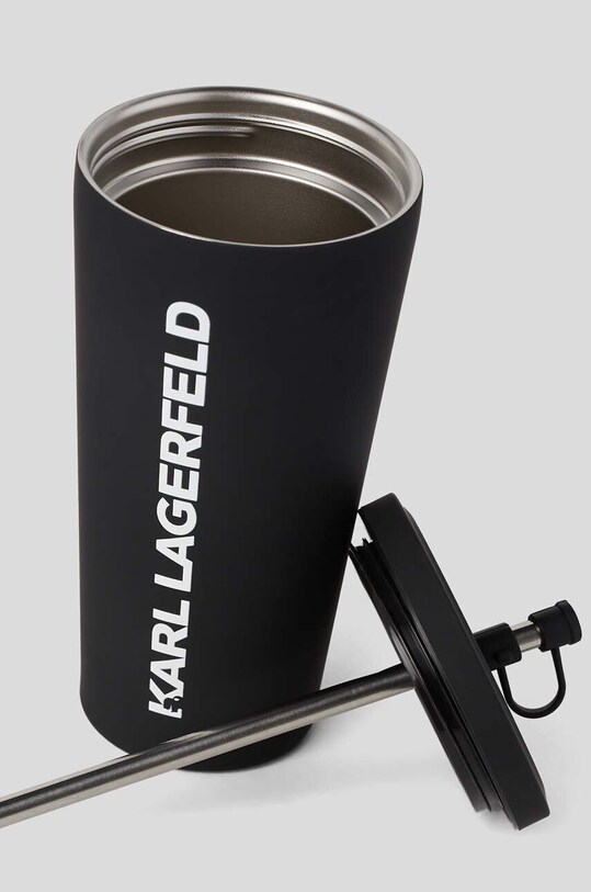 Šalica za kavu Karl Lagerfeld Essential To Go 235W4005 crna AA00