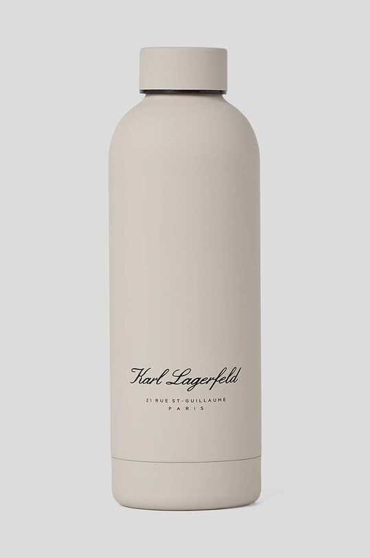 Karl Lagerfeld butelka termiczna beżowy 231W3941