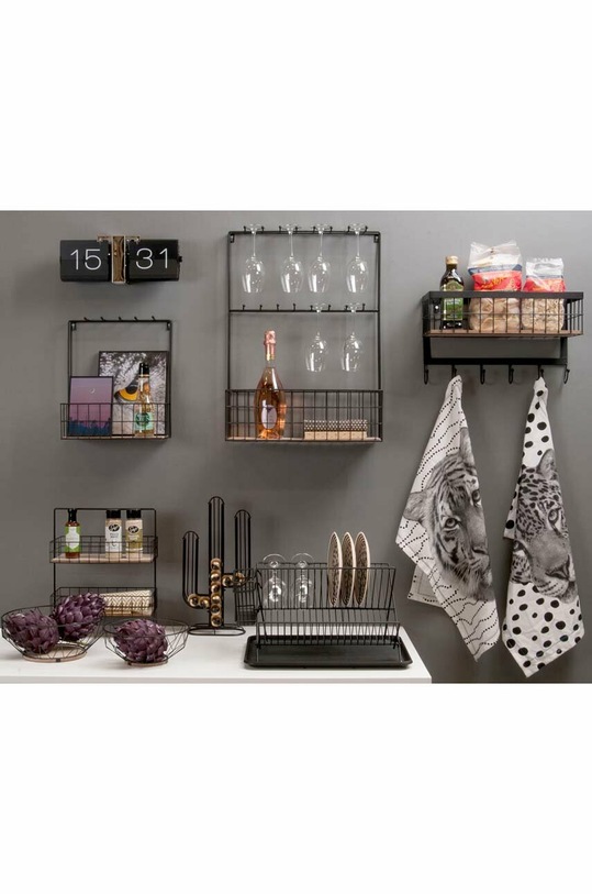 Present Time suport pentru capsule de cafea PT3259BK negru