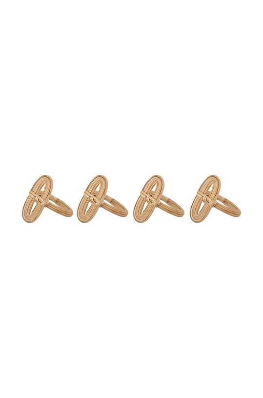 Bloomingville inele de șervețel Kaisa 4-pack maro 82059484