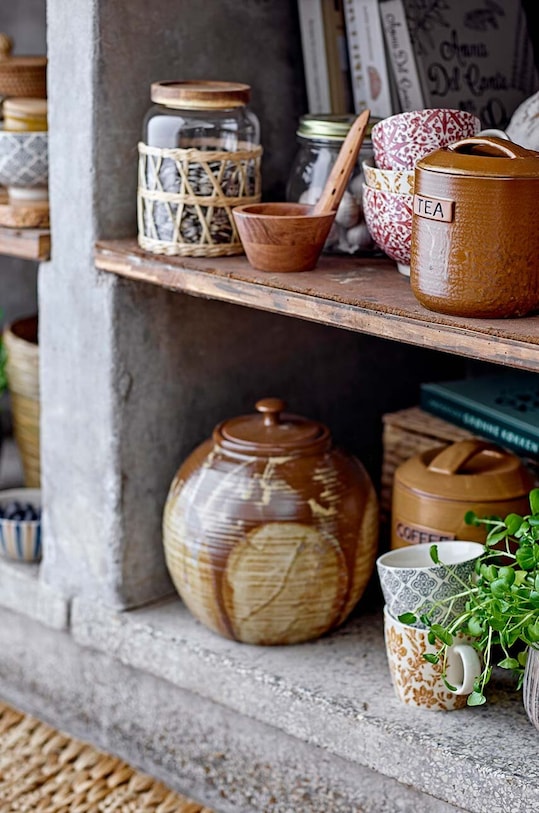 Kuchnia i bar Bloomingville pojemnik na kawę Aeris Jar 82058152 brązowy