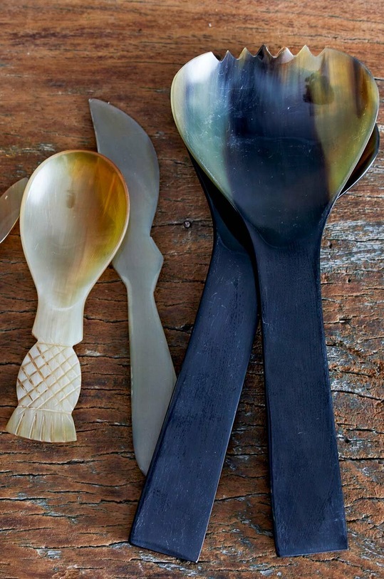 Bloomingville łyżka do serwowania Aysha 82058088 brązowy AA00